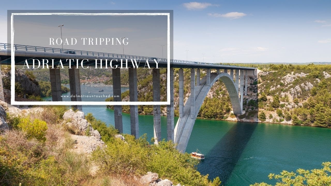 Jadranska Magistrala – route D8 | road tripping Šibenik - Trogir | Croatia 2024 | 4K