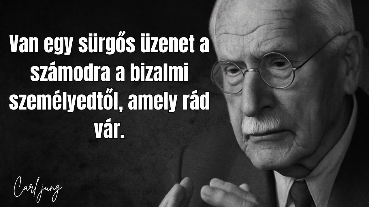Carl Jung || Van egy sürgős üzenet a számodra a bizalmi személyedtől, amely rád vár.