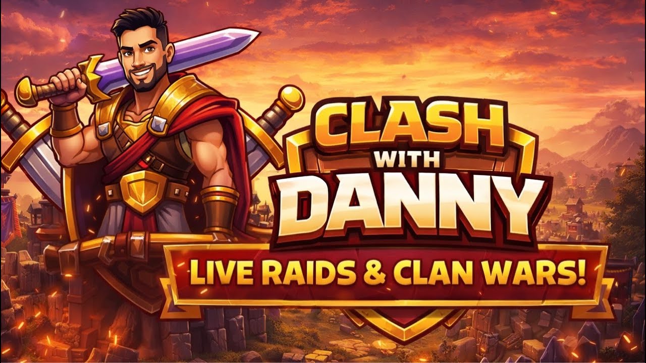 TH7 DRAGON ATTACK! 🐉 Unlocking Barbarian King Live! (Clash with Danny)