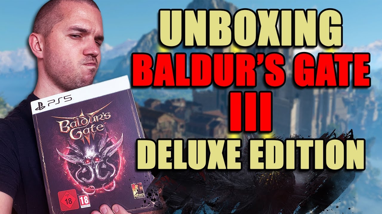 Unboxing Baldur's Gate 3 Deluxe Edition