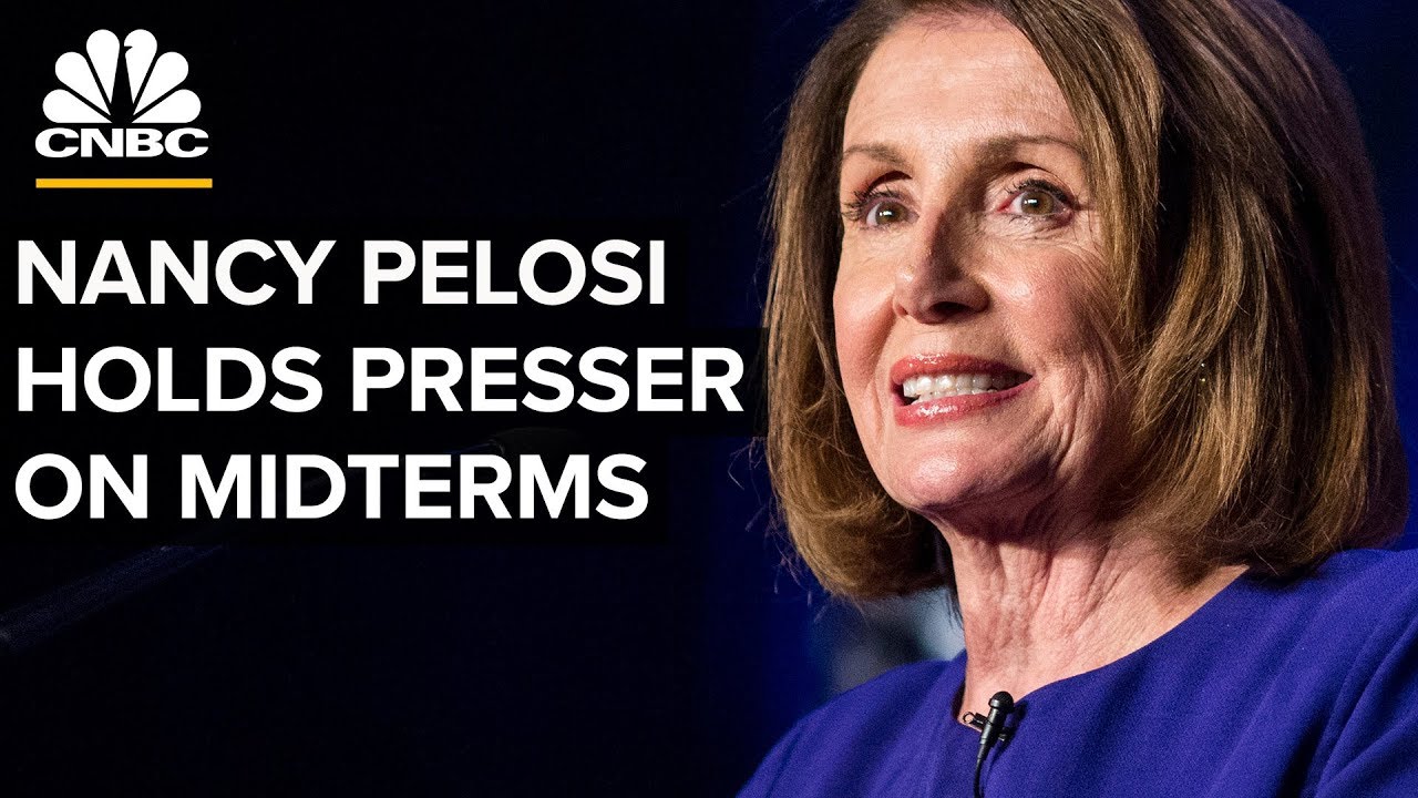Nancy Pelosi Holds Presser on Midterms - Nov. 7, 2018