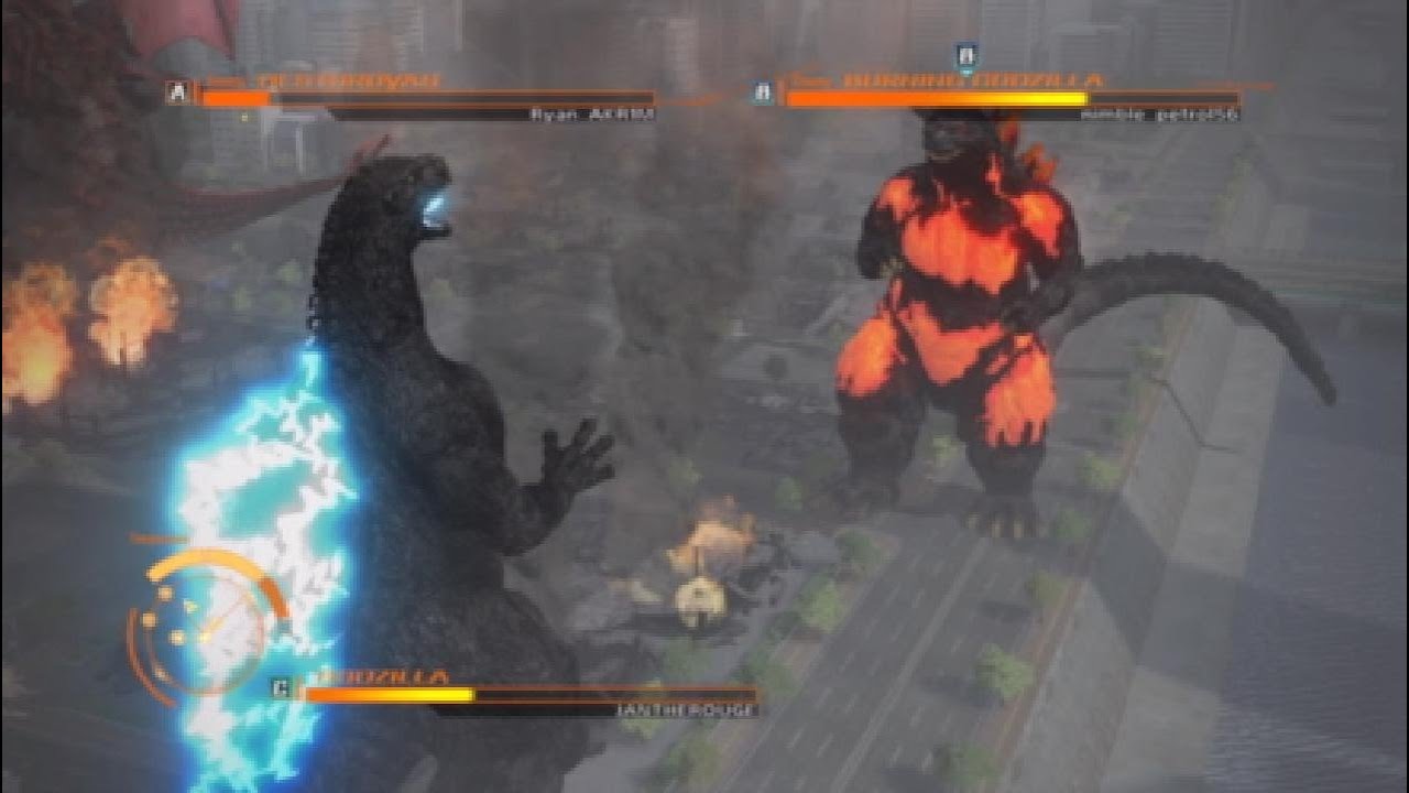 GODZILLA PS4: Dealing with two teamers