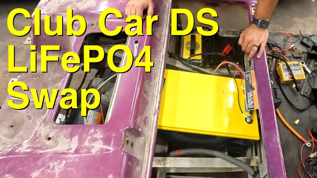 Club Car DS LiFePO4 Battery Conversion - On A Budget