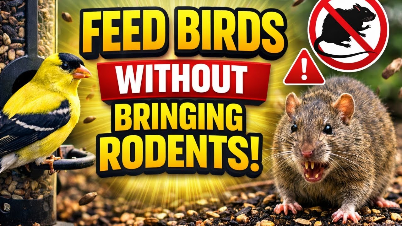 Clean Feeder Tactics for Rodent Free Birdwatching