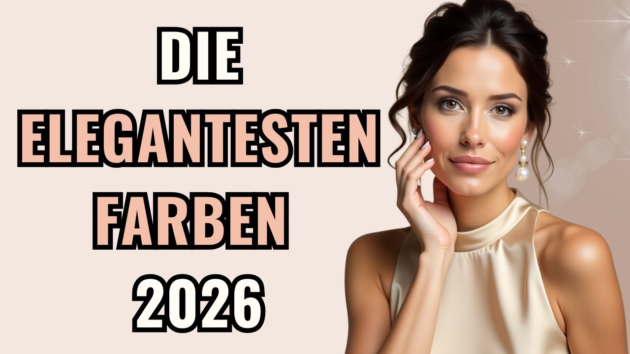 Die Elegantesten Farben, die 2026 Definieren Werden !