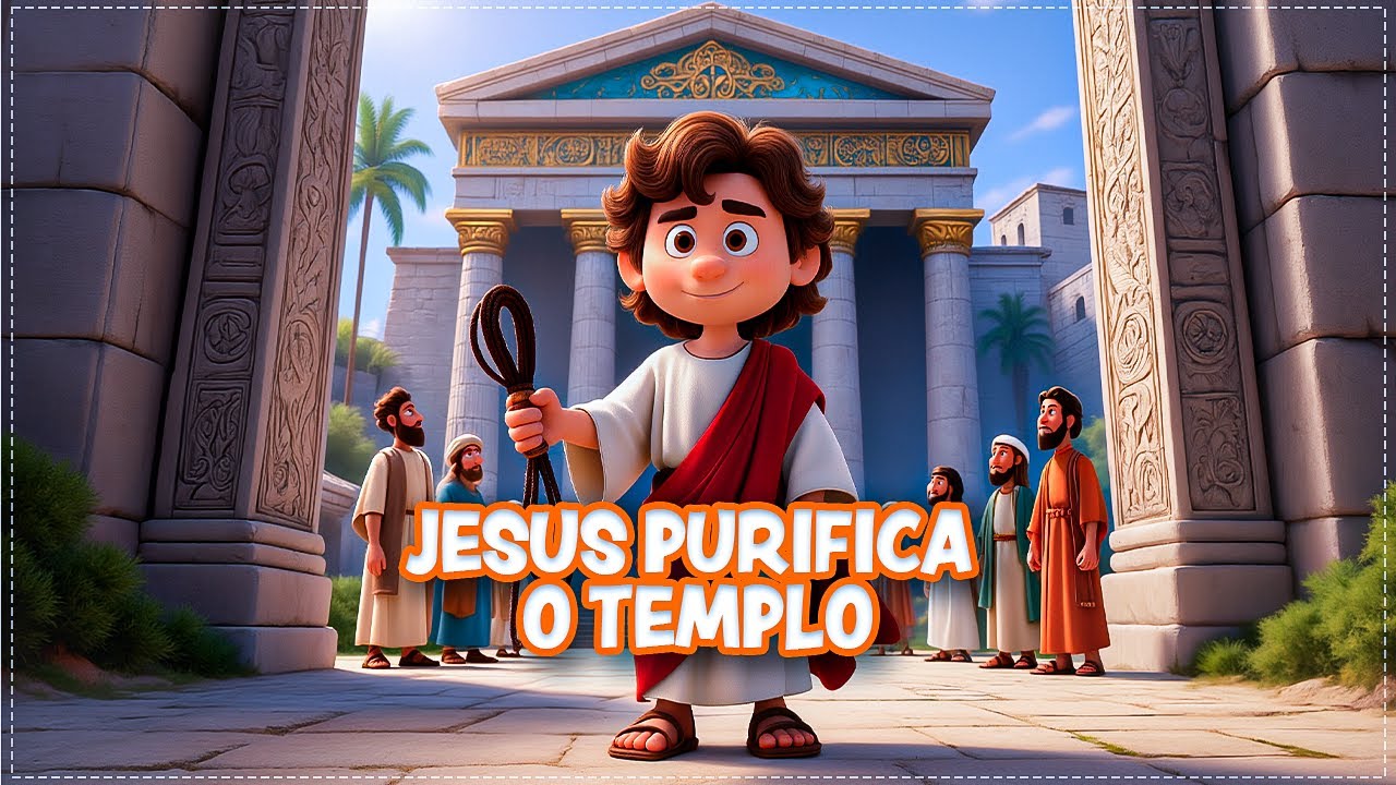 Jesus Purifica o Templo - História Bíblica em Música para Crianças🎵