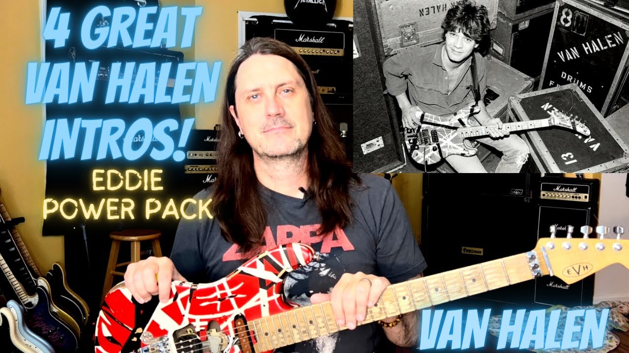 Урок игры на гитаре Van Halen - 4 вступления - Unchained - Dance The Night Away - Runnin With Dev...