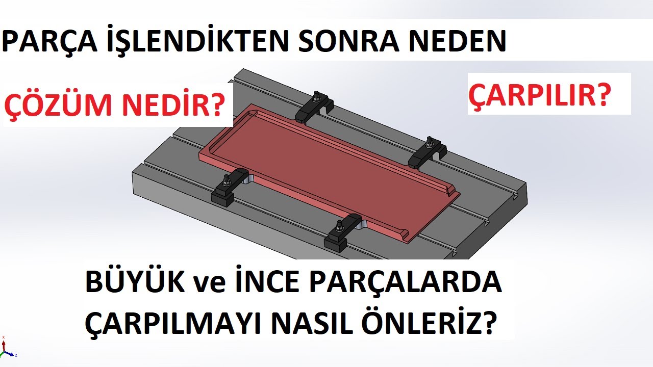 İMALATTA İŞLENEN PARÇANIN ÇARPILMASINI NASIL ÖNLERİZ?