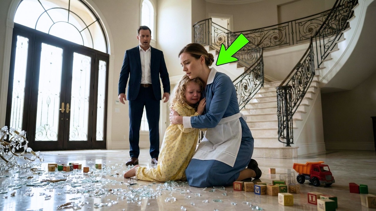 Milyonerin Kızını Kimse Sakinleştiremedi…Ta Ki Hizmetçi Ona Yaklaşınca Her Şey Değişti