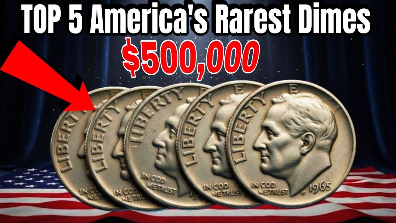 TOP 5 Most Powerful America's Roosevelt Dimes || Check carefully — this could be your lucky find.