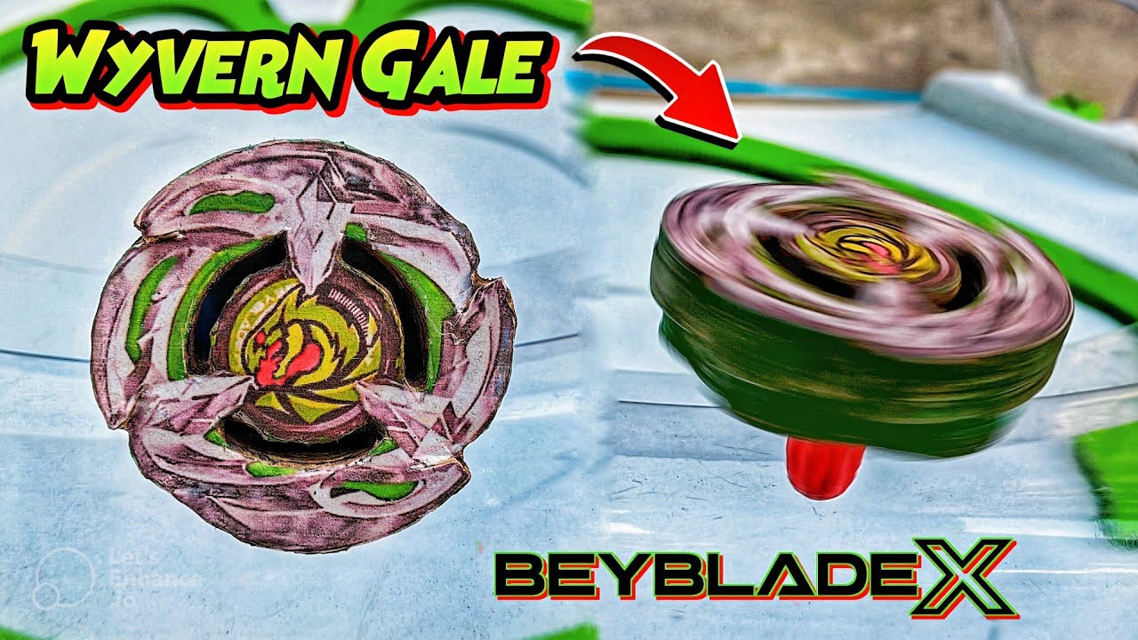 Делаем WYVERN GALE Beyblade из картона 💯