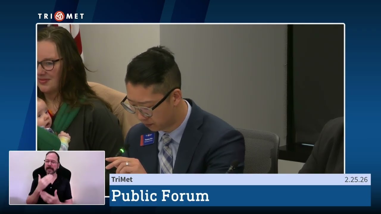 TriMet Board of Directors Meeting Feburary 25, 2026