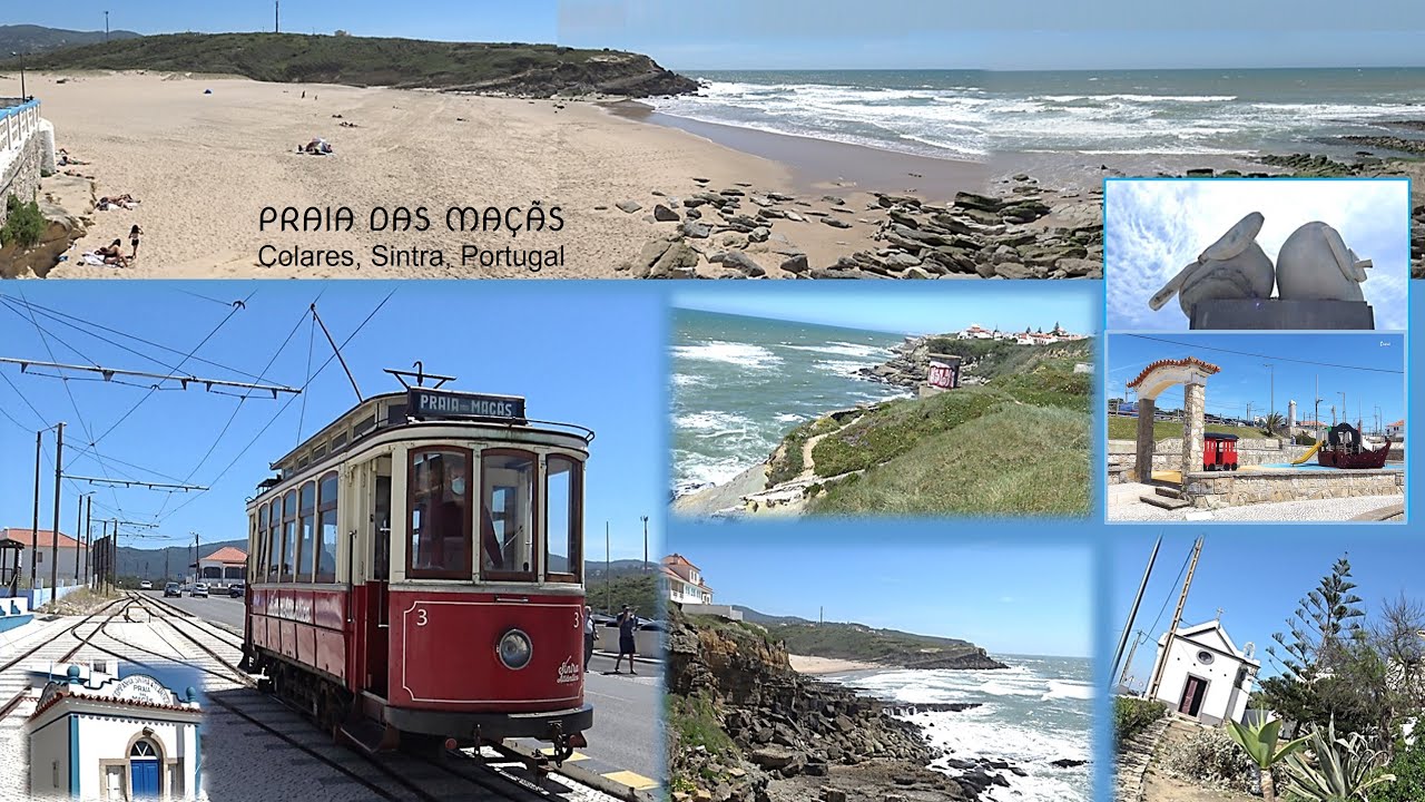 PRAIA DAS MAÇÃS, Colares, Sintra, Portugal (postcard)