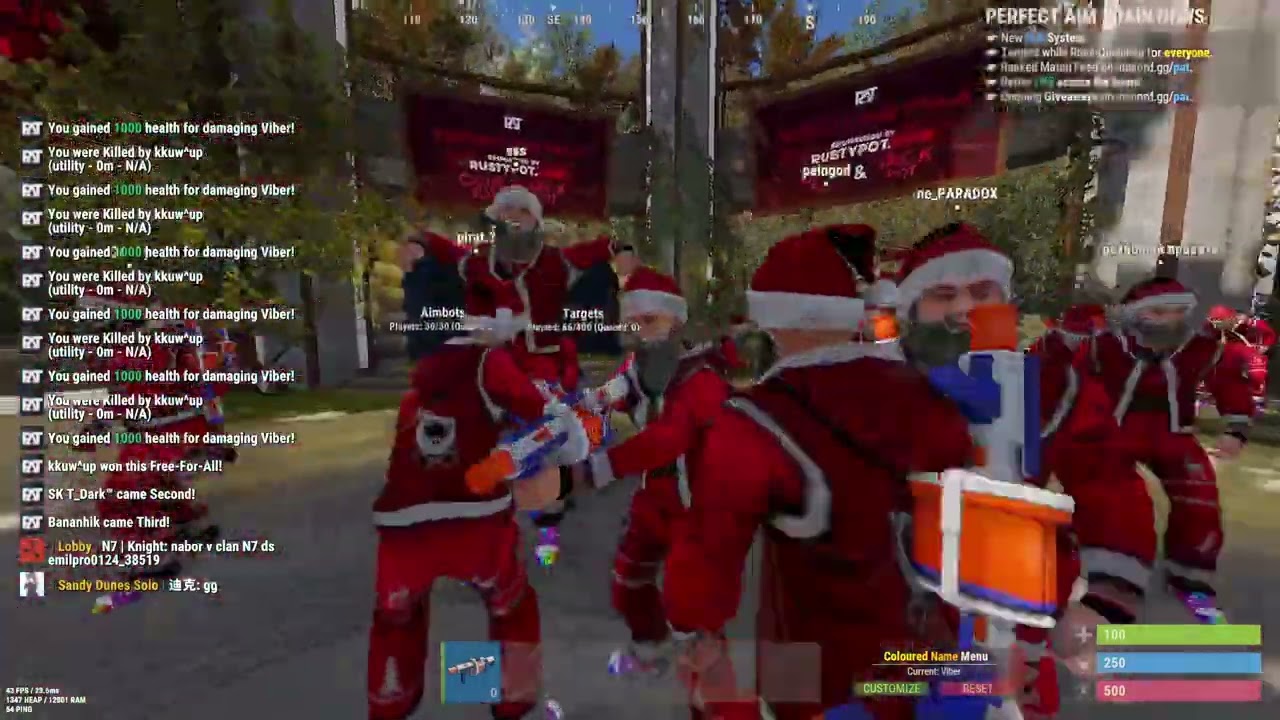 How crack Perfect AIM Train in RUST