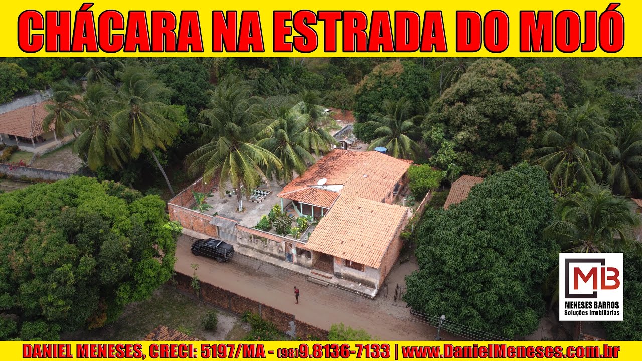 Chácara na Estrada do Mojo | Paço do Lumiar | 840m²