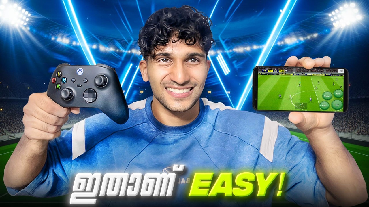 I Played Efootball Mobile for the 1st time 🥶😏 Controller കൊള്ളാവോ 👀