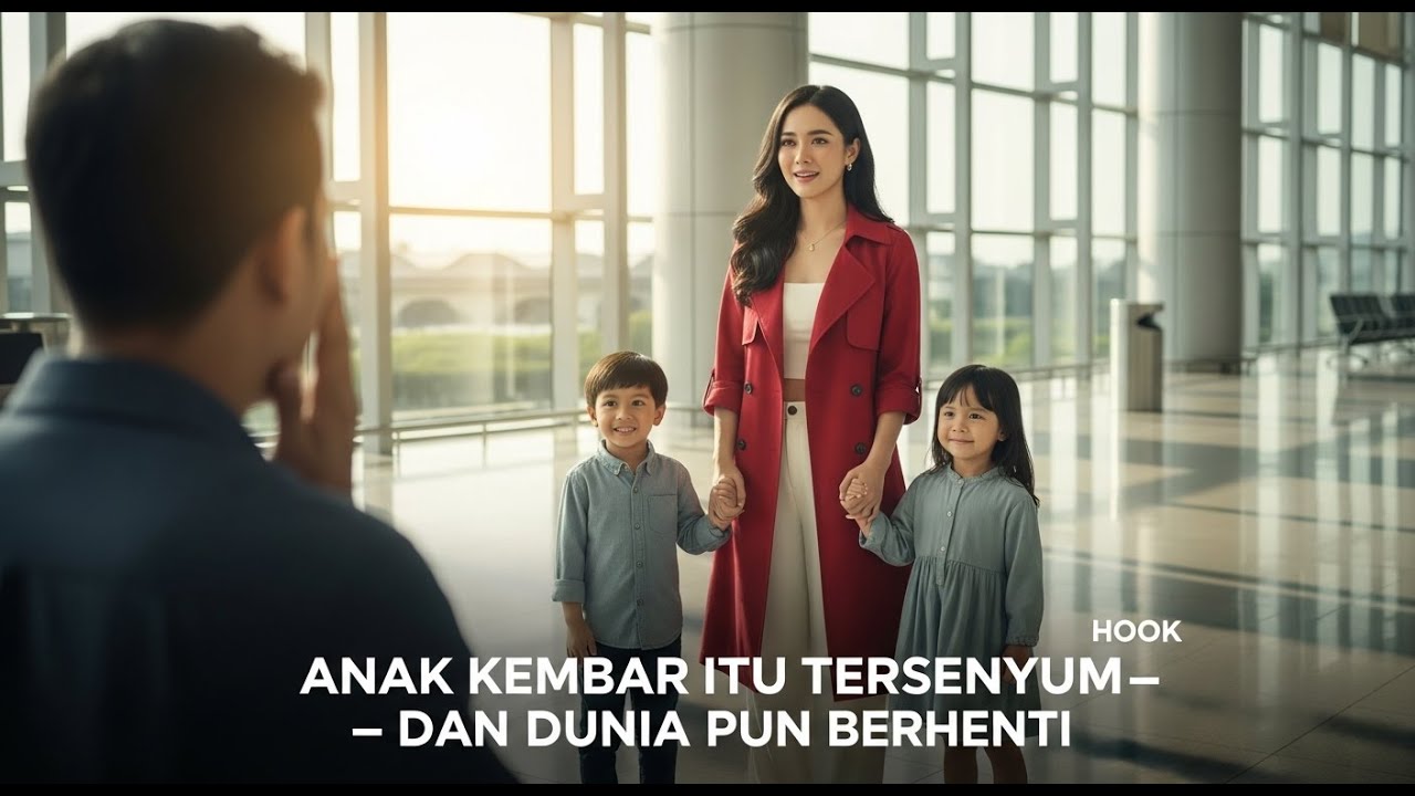Ia Mengira Semua Sudah Berakhir —Sampai Melihat Senyum Dua Anak Kembar yang Mirip Dirinya di Bandara