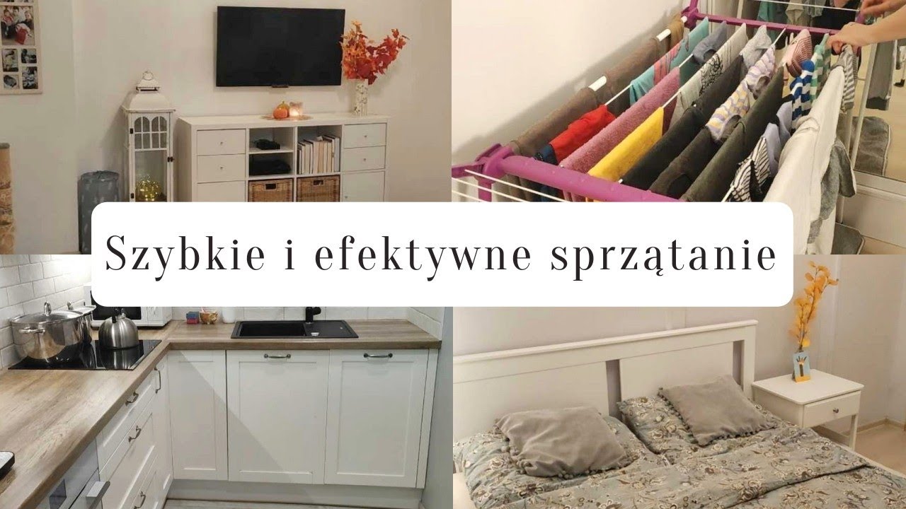 Sprzątam całe mieszkanie szybko i efektywnie