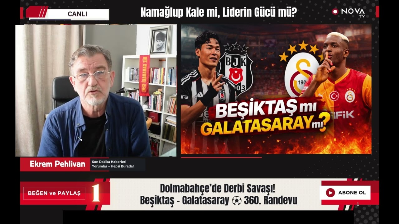 🔥 Dolmabahçe’de Derbi Savaşı! | Beşiktaş – Galatasaray ⚽ 360. Randevu maç Önü Analiz