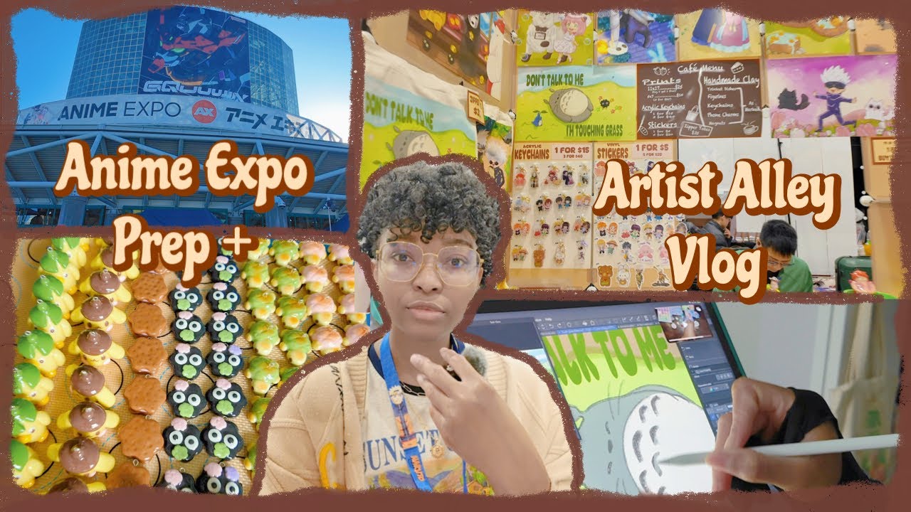 Anime Expo 2025 Artist Alley Prep + Vlog | My most expensive con of 2025