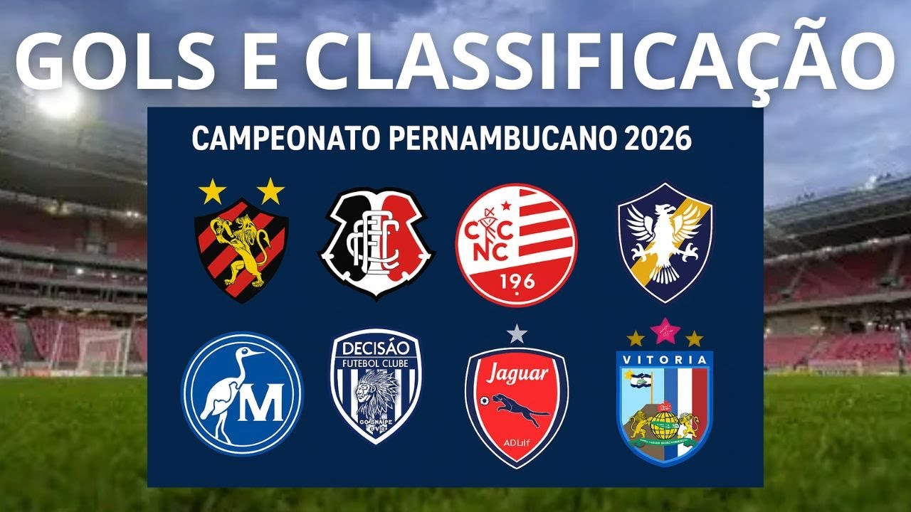 CAMPEONATO PERNAMBUCANO: CONFIRA A PRÓXIMA RODADA E A CLASSIFICAÇÃO