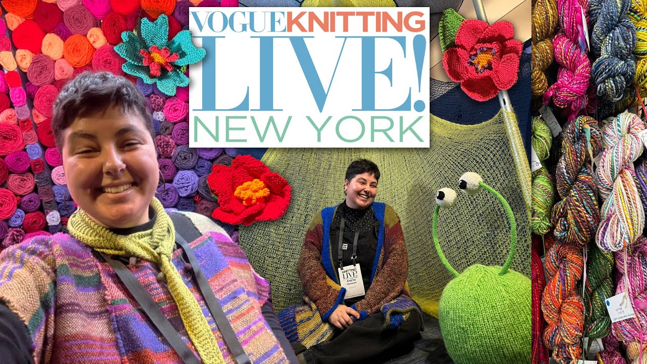 Let's go to a HUGE knitting convention in NYC 🎉 Vogue Knitting Live! 2025 Vlog + Haul
