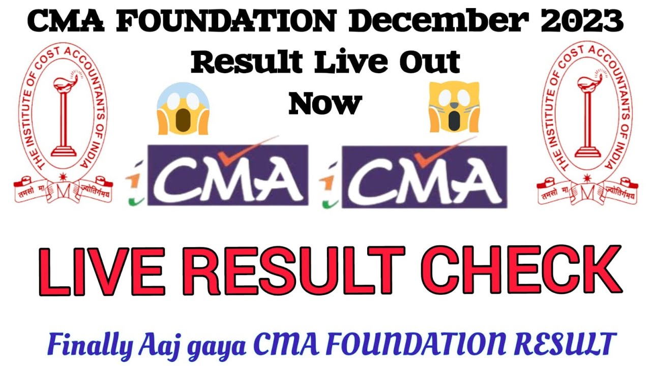 cma foundation dec 2023 live result check now|cma foundation 2023 result live|live cma foundation aj