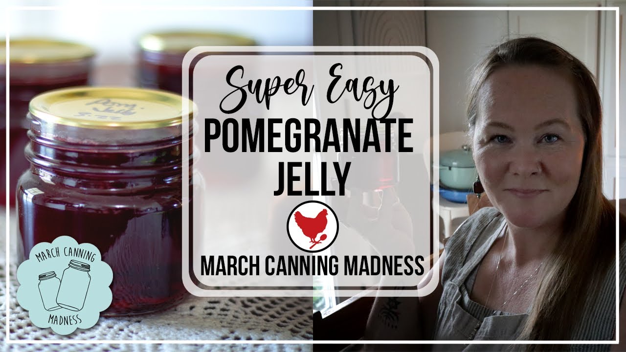 Easy Pomegranate Jelly Recipe - March Canning Madness | Cosmopolitan Cornbread