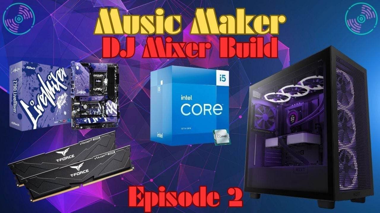Computer build featuring Intel Core i5-13500, 14 cores, 20 threads!