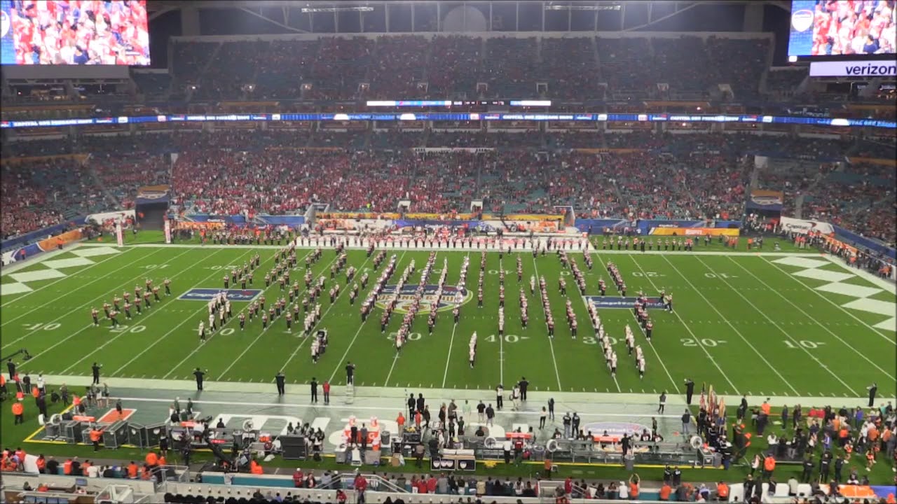 Wisconsin Band at Orange Bowl 12 30 17