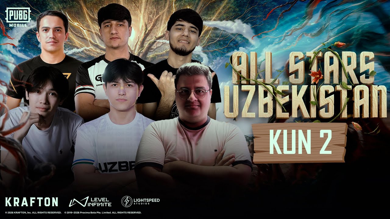 PUBG MOBILE ALL STARS: Ibtidoiy Daraxt Jangi | Kun 2
