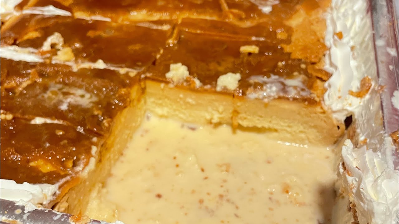 Receta: el mejor Tres leches flan, Por dominicancakebyrocio.