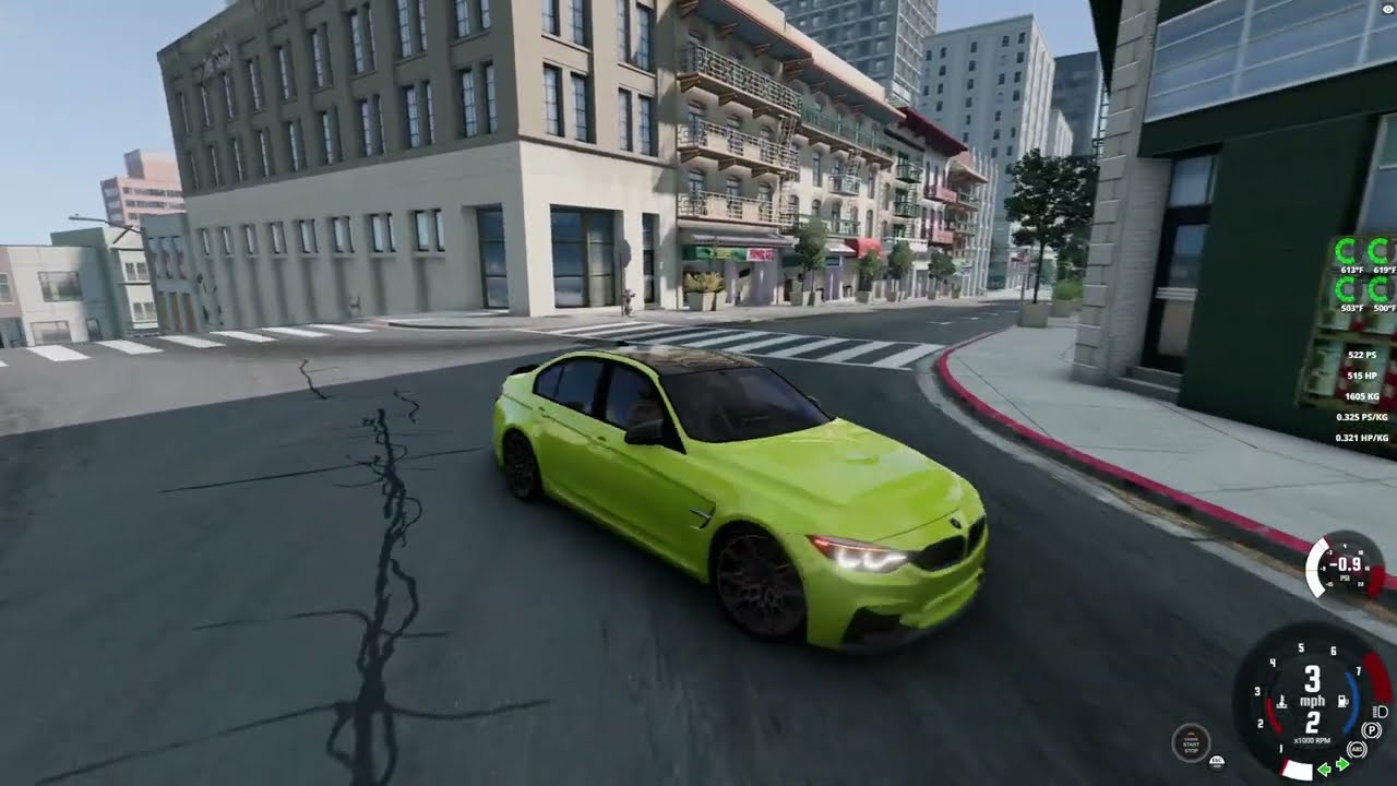BMW M3 F80 – Urban Drive & Drift | BeamNG.drive