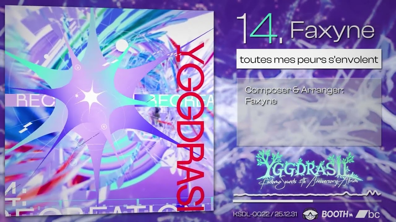 toutes mes peurs s'envolent / Faxyne — YGGDRASIL (Disc4: RECRÉATION)