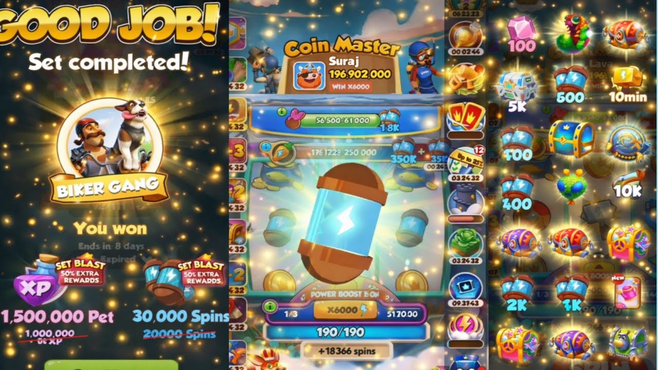 Coin Master New Events Rabbit Race 🥕 🌀and Thor's Wheel⚡🌸| completing all Events 🤩💰 #coinmaster