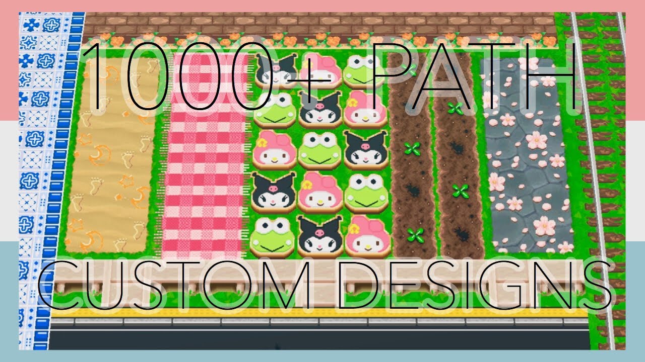 1000+ Path Pattern Custom Designs In Animal Crossing New Horizons (Road/Street/Court/Farm-Design ID)