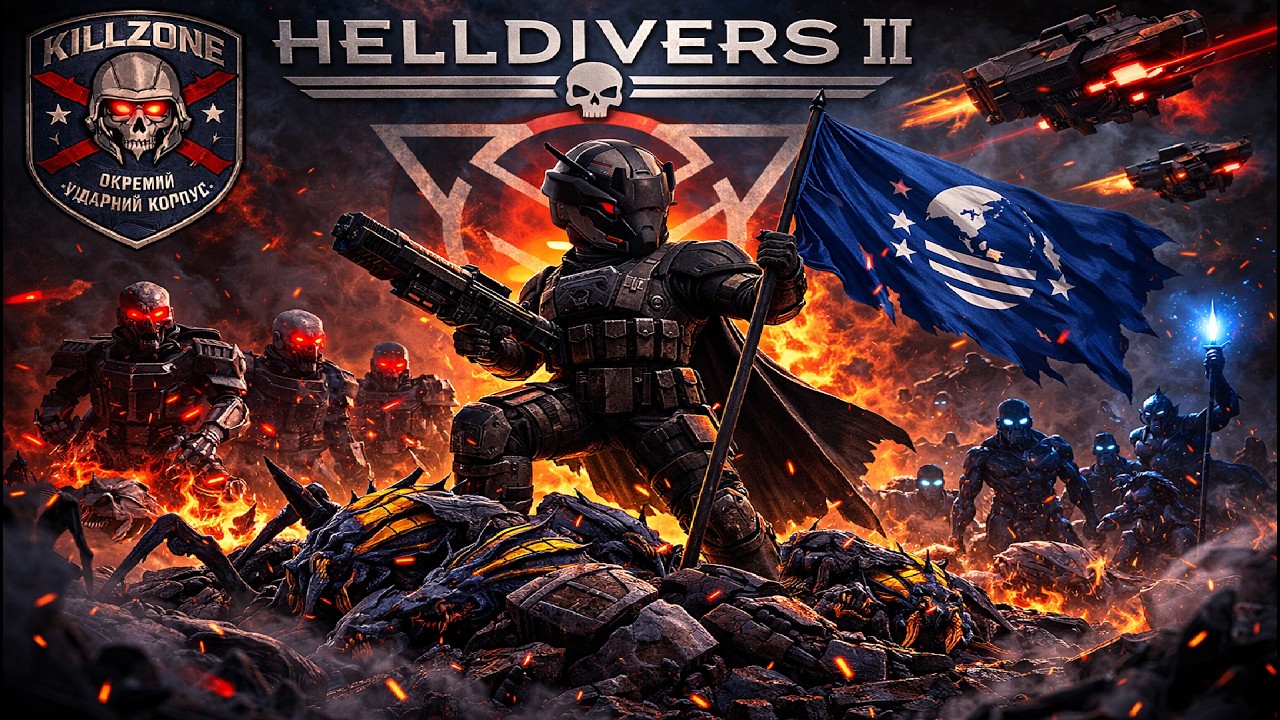 HELLDIVERS 2 Окремий ударний корпус в ділі.
