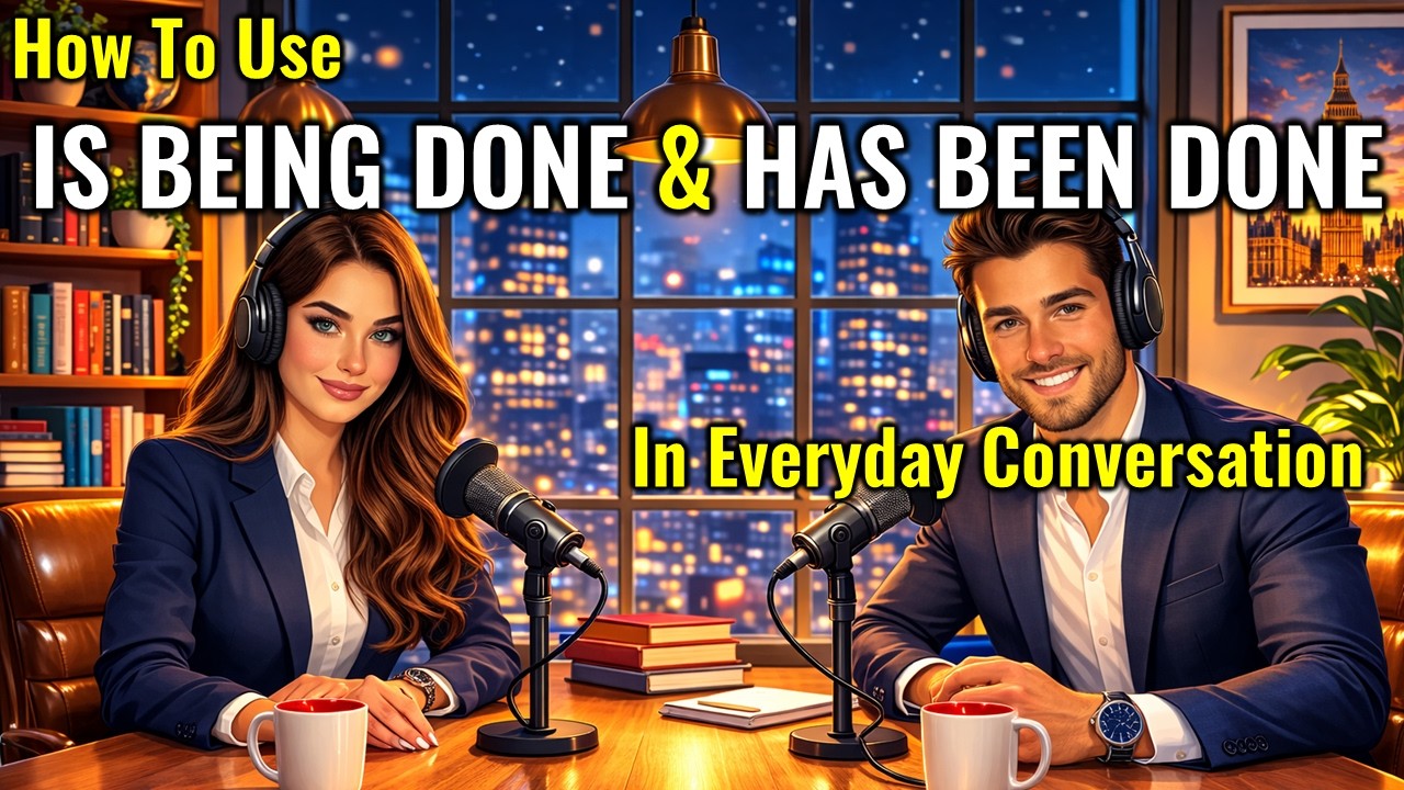 How to Use 'Is Being Done' vs 'Has Been Done' in English | Easy English Podcast for Beginners