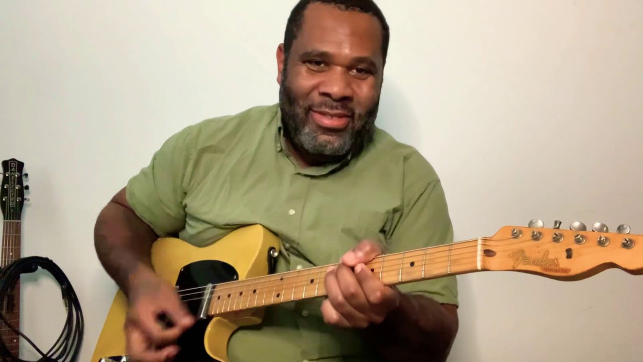 GUITAR LESSON ON CHORDS AND DOUBLE STOP IDEAS FOR 