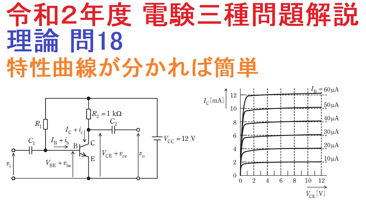 【こうすれば解けた！令和２年度 電験三種問題解説】理論 問18