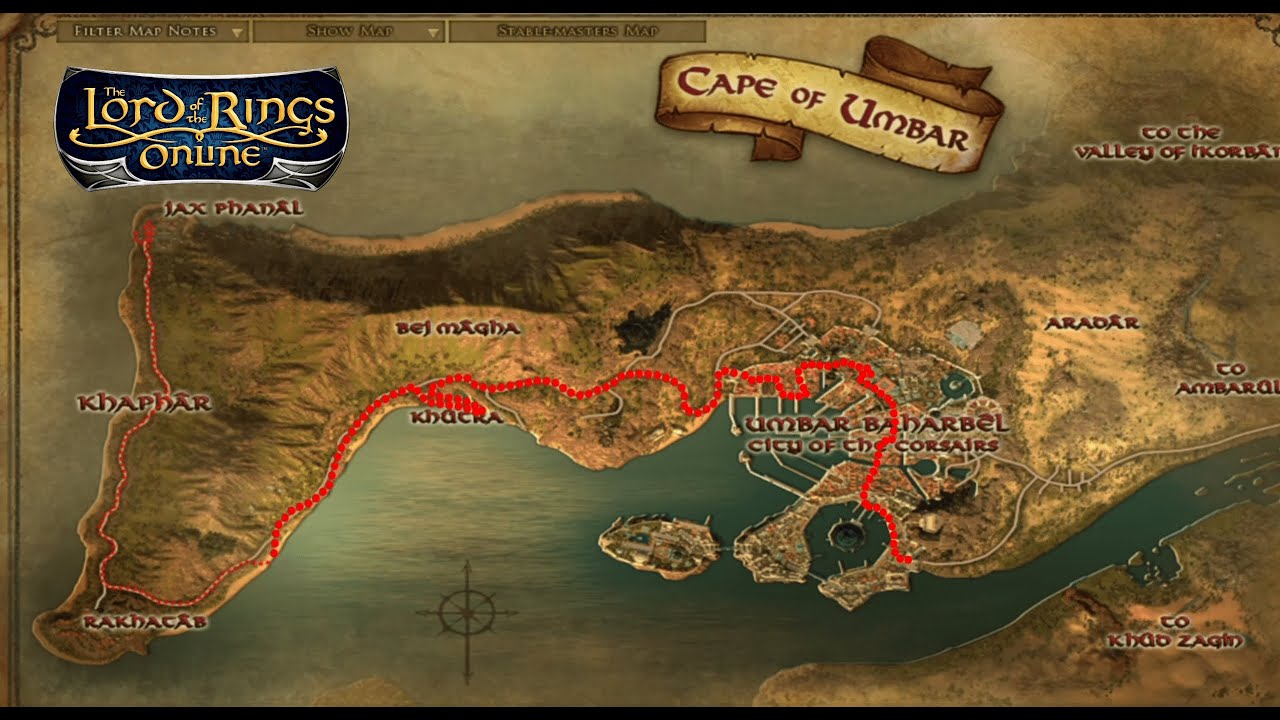 A Long Walk Through The City of Umbar Baharbêl | Journey Southwards #24 | LOTRO