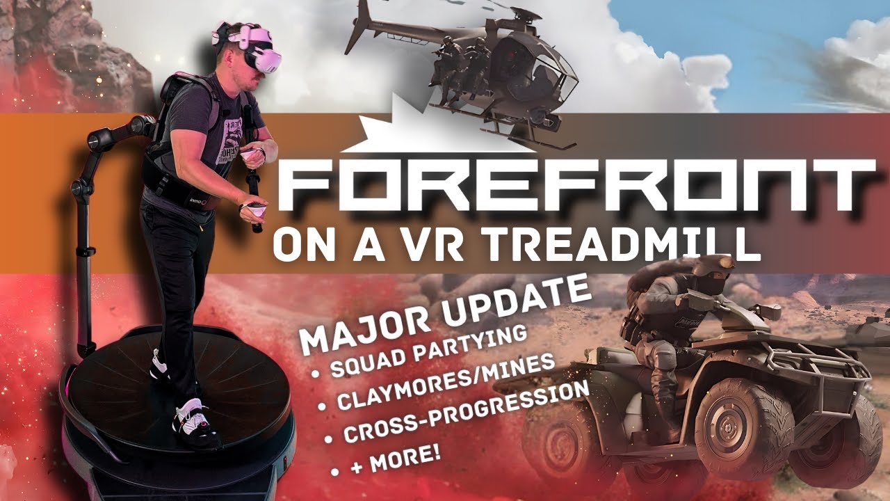 Major Update! Forefront on the Omni One VR Treadmill! (Vertical Stream)