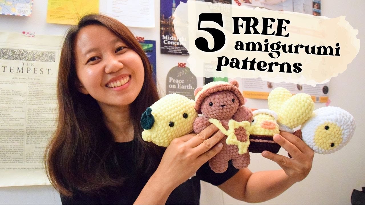 Free amigurumi patterns || Smaller IG accounts (Part 2)