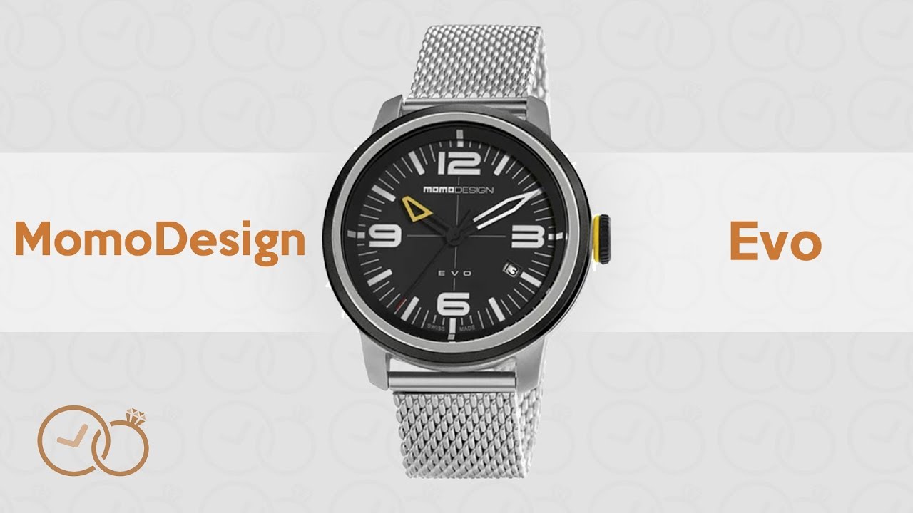 MOMODESIGN Watch EVO Stainless Steel MD1014SB-10