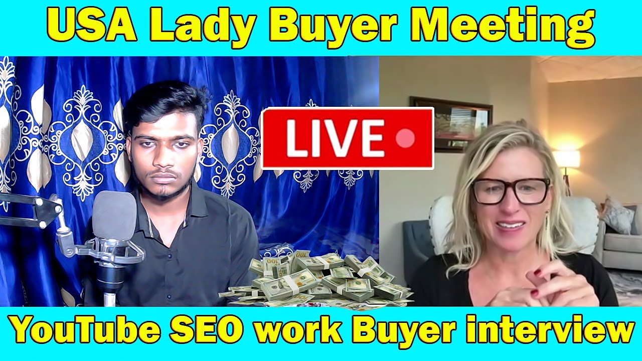USA Lady Buyer Meeting || YouTube SEO Work Buyer interview || Buyer finding || Outsourcing Ageny BD