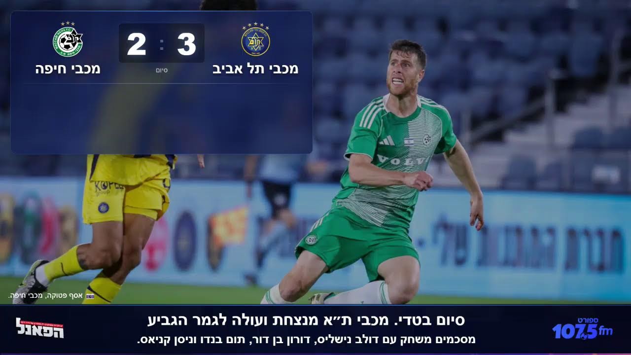שידור חי | מכבי חיפה- מכבי ת