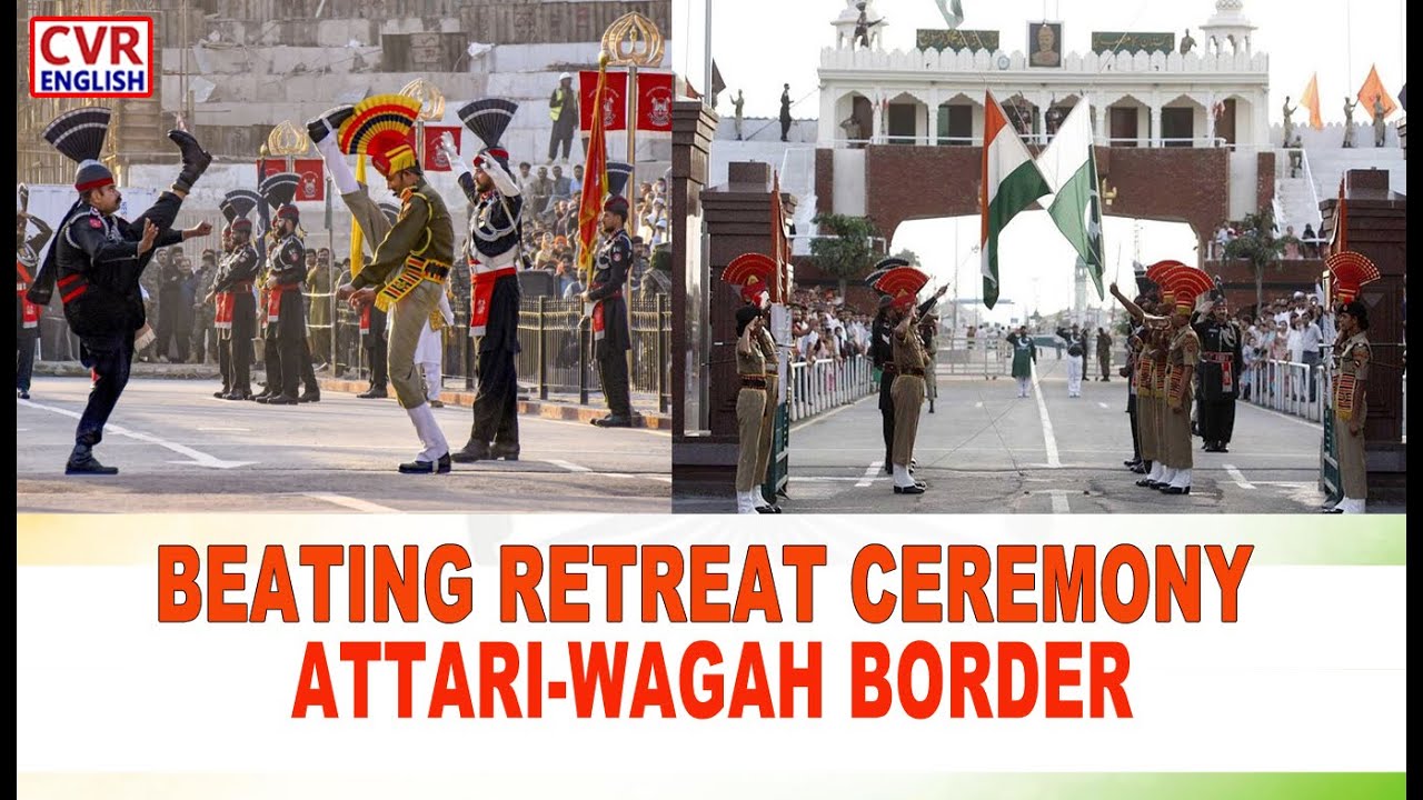 Attari-Wagah border marks republic day 2026 with grand celebrations in Amritsar | CVR ENGLISH
