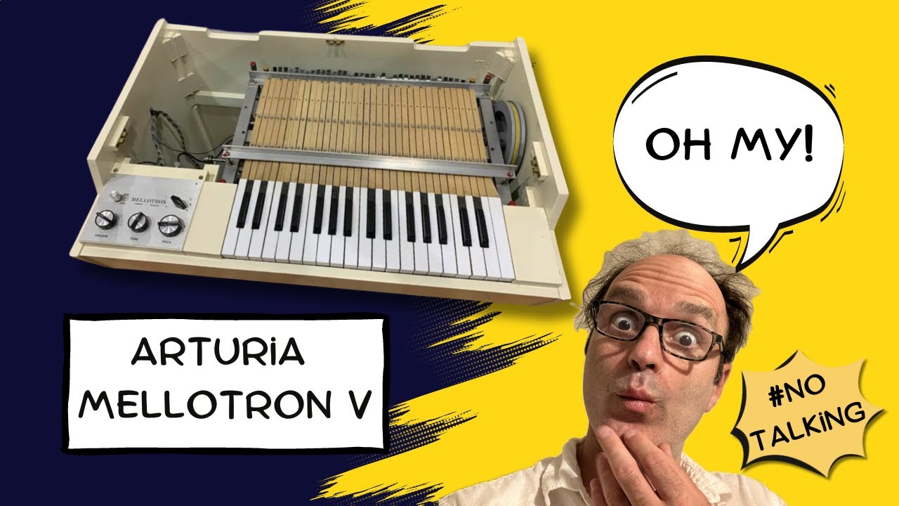 Unlock Vintage Vibes: Arturia Mellotron V Sound Demo [No Talking]