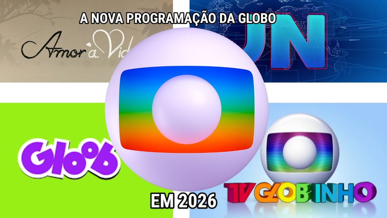 A Nova Programação Da @tvglobo Em 2026: (SIMULAÇÃO)
