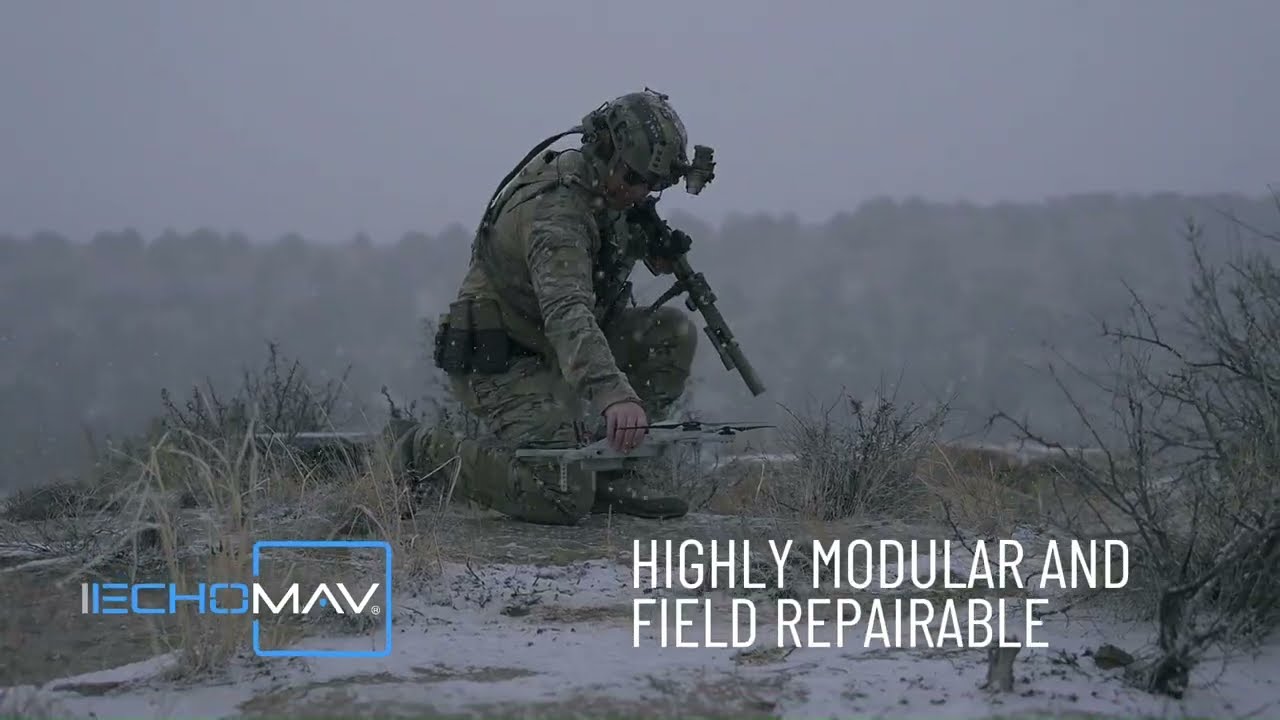 EchoMAV MONARK Drone Montage.